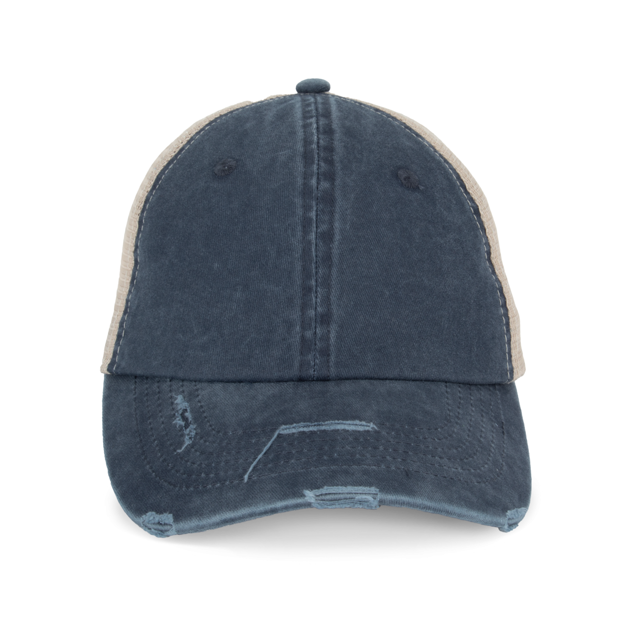 Washed Navy Blue/Beige
